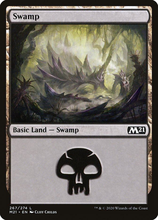 Swamp (267) [Core Set 2021] | Gamers Paradise
