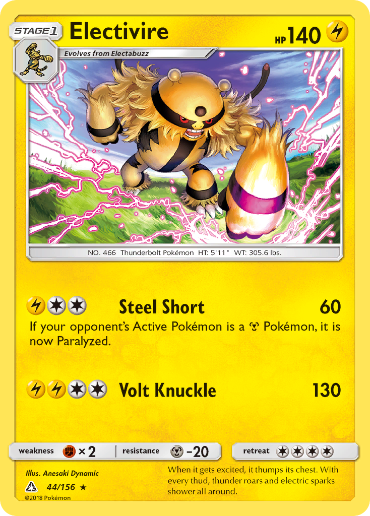 Electivire (44/156) [Sun & Moon: Ultra Prism] | Gamers Paradise