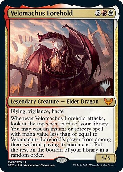Velomachus Lorehold (Promo Pack) [Strixhaven: School of Mages Promos] | Gamers Paradise