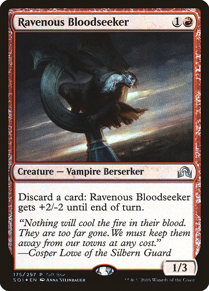 Ravenous Bloodseeker (Gift Box) [Shadows over Innistrad Promos] | Gamers Paradise