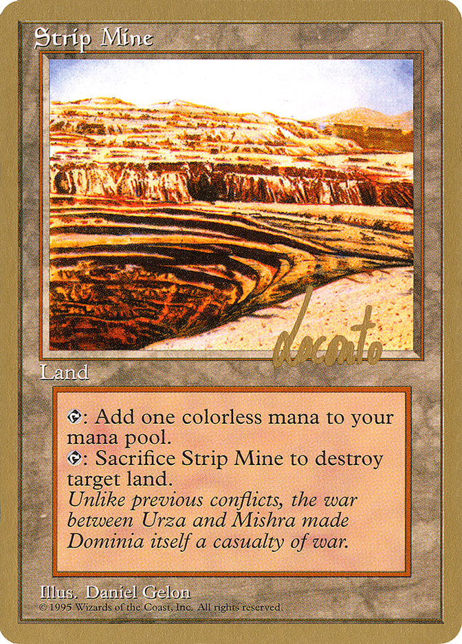 Strip Mine (Michael Loconto) [Pro Tour Collector Set] | Gamers Paradise