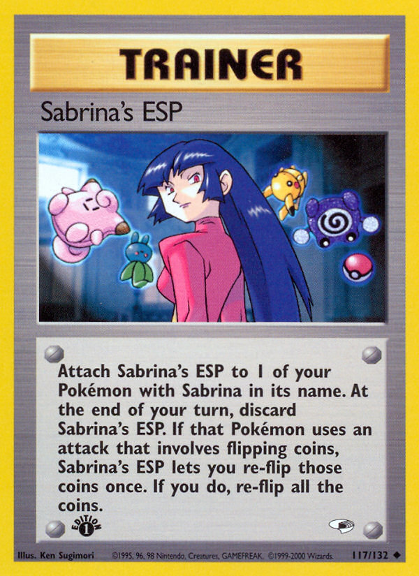 Sabrina's ESP (117/132) [Gym Heroes 1st Edition] | Gamers Paradise