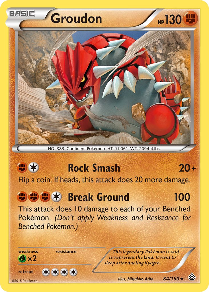 Groudon (84/160) (Theme Deck Exclusive) [XY: Primal Clash] | Gamers Paradise