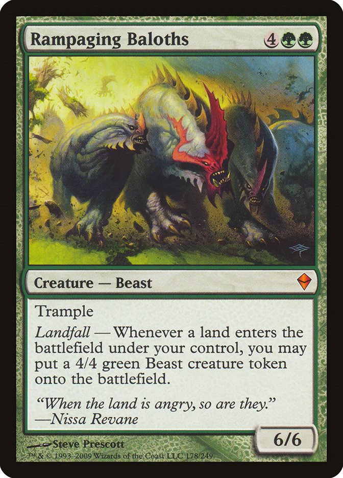 Rampaging Baloths [Zendikar] | Gamers Paradise