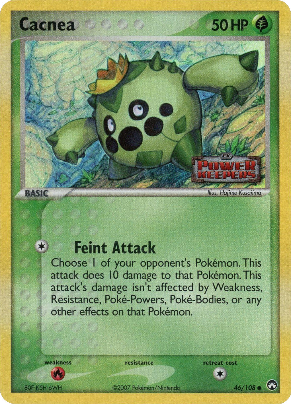 Cacnea (46/108) (Stamped) [EX: Power Keepers] | Gamers Paradise