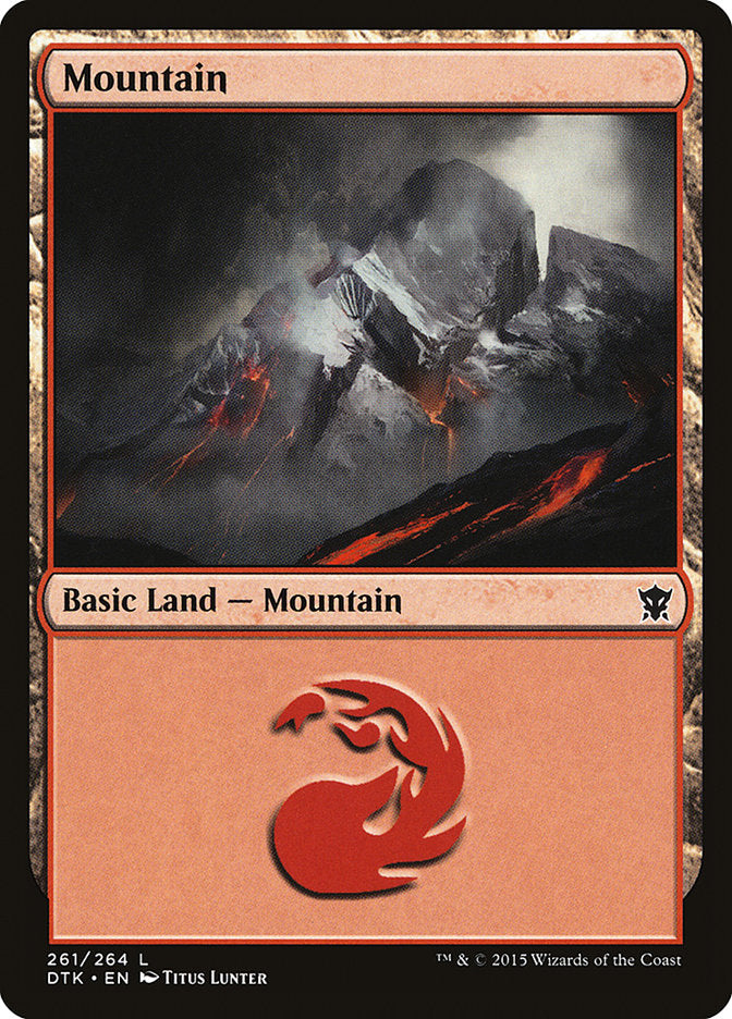 Mountain (261) [Dragons of Tarkir] | Gamers Paradise