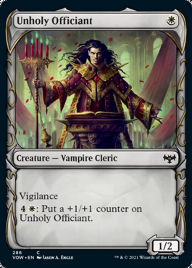Unholy Officiant (Showcase Fang Frame) [Innistrad: Crimson Vow] | Gamers Paradise