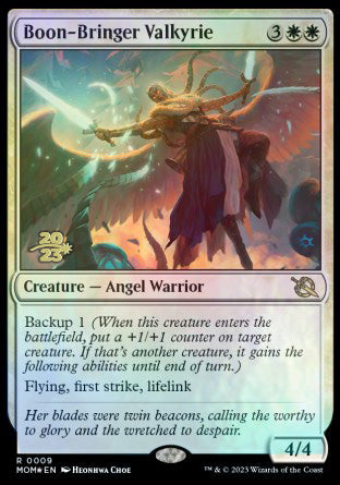 Boon-Bringer Valkyrie [March of the Machine Prerelease Promos] | Gamers Paradise