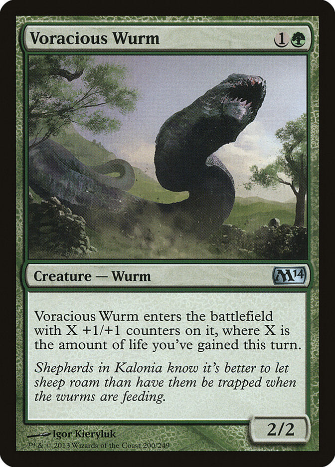 Voracious Wurm [Magic 2014] | Gamers Paradise