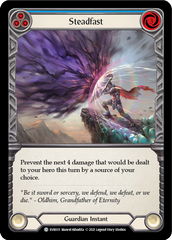 Steadfast (Blue) [EVR035] (Everfest)  1st Edition Rainbow Foil | Gamers Paradise