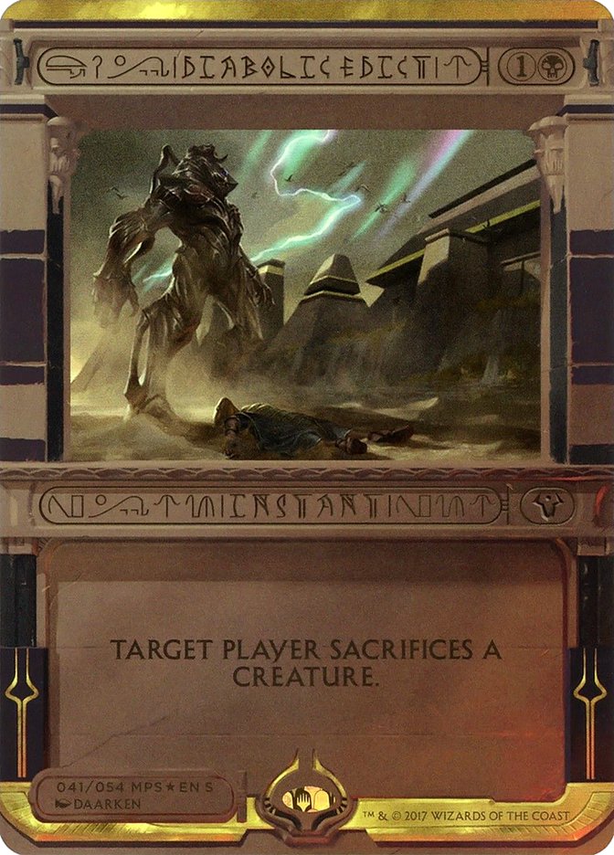 Diabolic Edict (Invocation) [Amonkhet Invocations] | Gamers Paradise