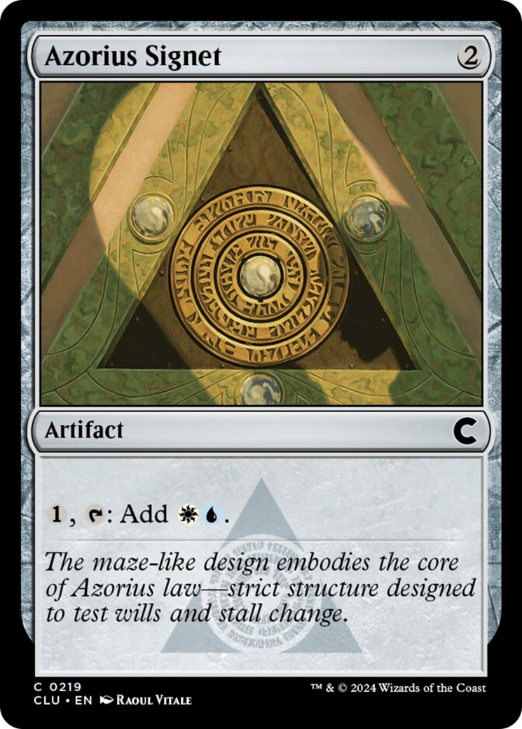 Azorius Signet [Ravnica: Clue Edition] | Gamers Paradise