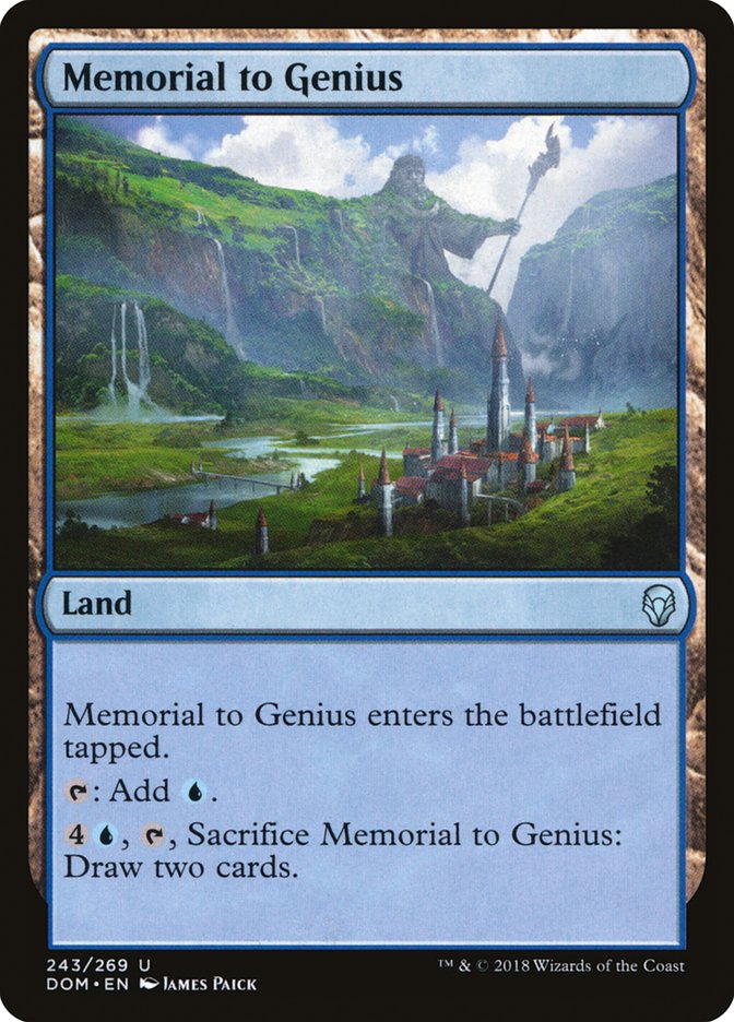 Memorial to Genius [Dominaria] | Gamers Paradise