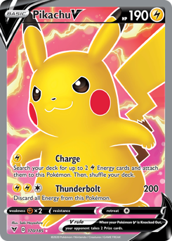 Pikachu V (170/185) [Sword & Shield: Vivid Voltage] | Gamers Paradise