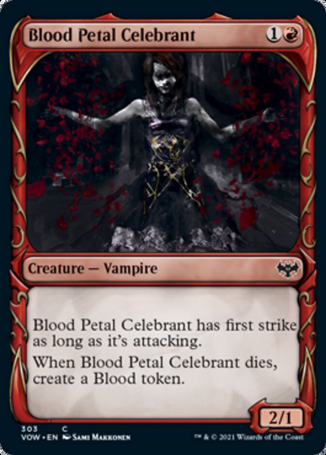 Blood Petal Celebrant (Showcase Fang Frame) [Innistrad: Crimson Vow] | Gamers Paradise