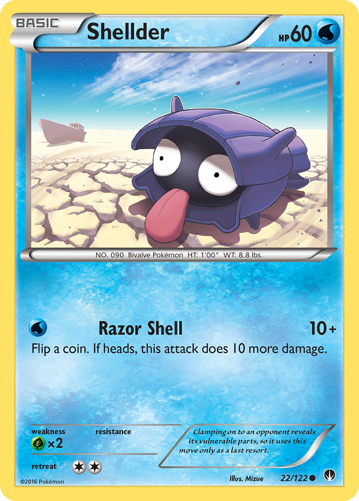 Shellder (22/122) [XY: BREAKpoint] | Gamers Paradise