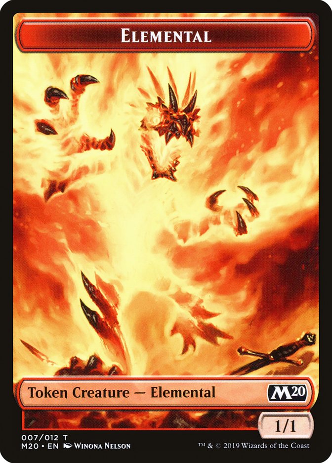 Elemental Token [Core Set 2020 Tokens] | Gamers Paradise