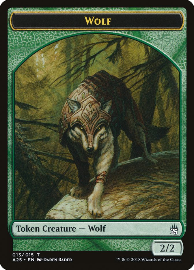 Wolf Token [Masters 25 Tokens] | Gamers Paradise