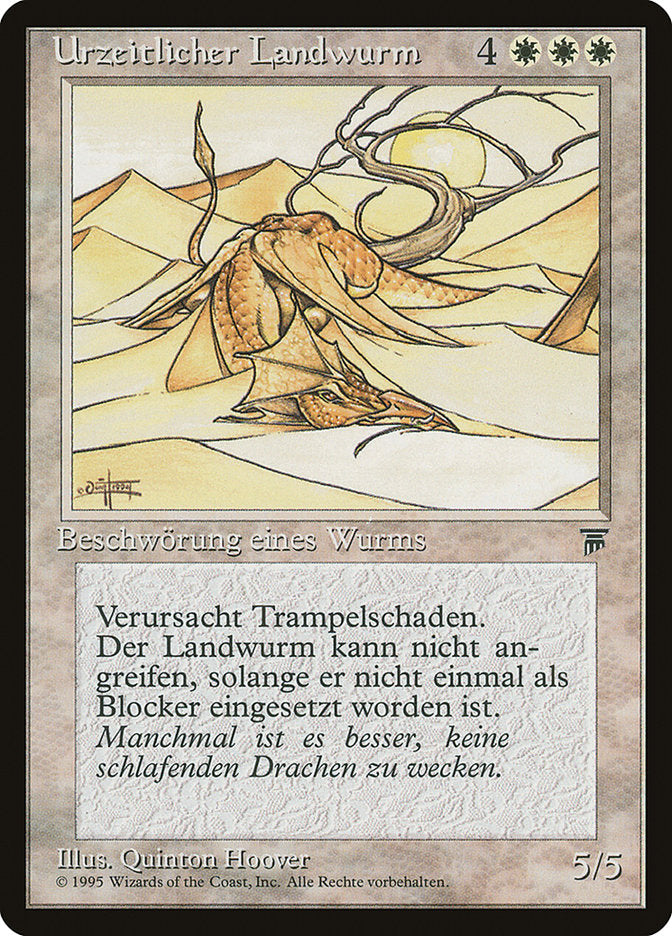Elder Land Wurm (German) - "Urzeitlicher Landwurm" [Renaissance] | Gamers Paradise