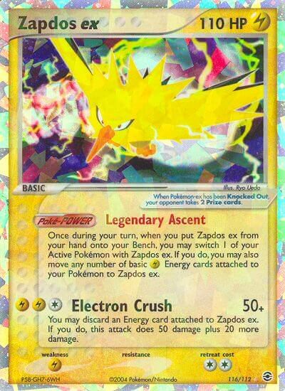 Zapdos ex (116/112) [EX: FireRed & LeafGreen] | Gamers Paradise