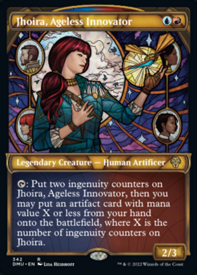 Jhoira, Ageless Innovator (Showcase Textured) [Dominaria United] | Gamers Paradise