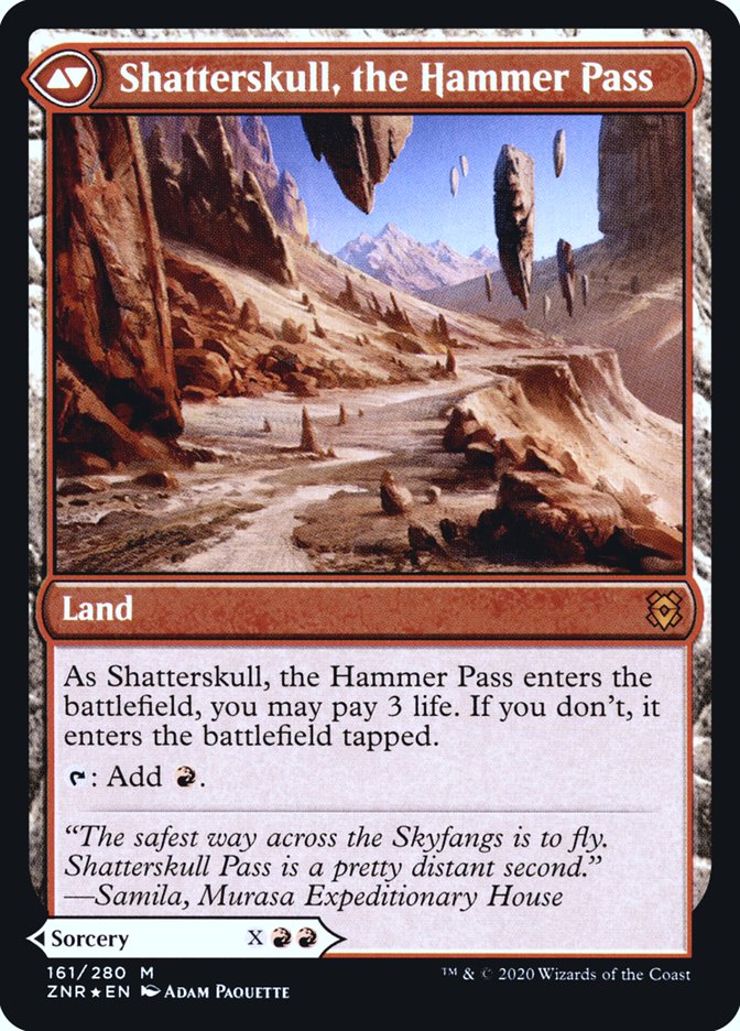 Shatterskull Smashing // Shatterskull, the Hammer Pass [Zendikar Rising Prerelease Promos] | Gamers Paradise