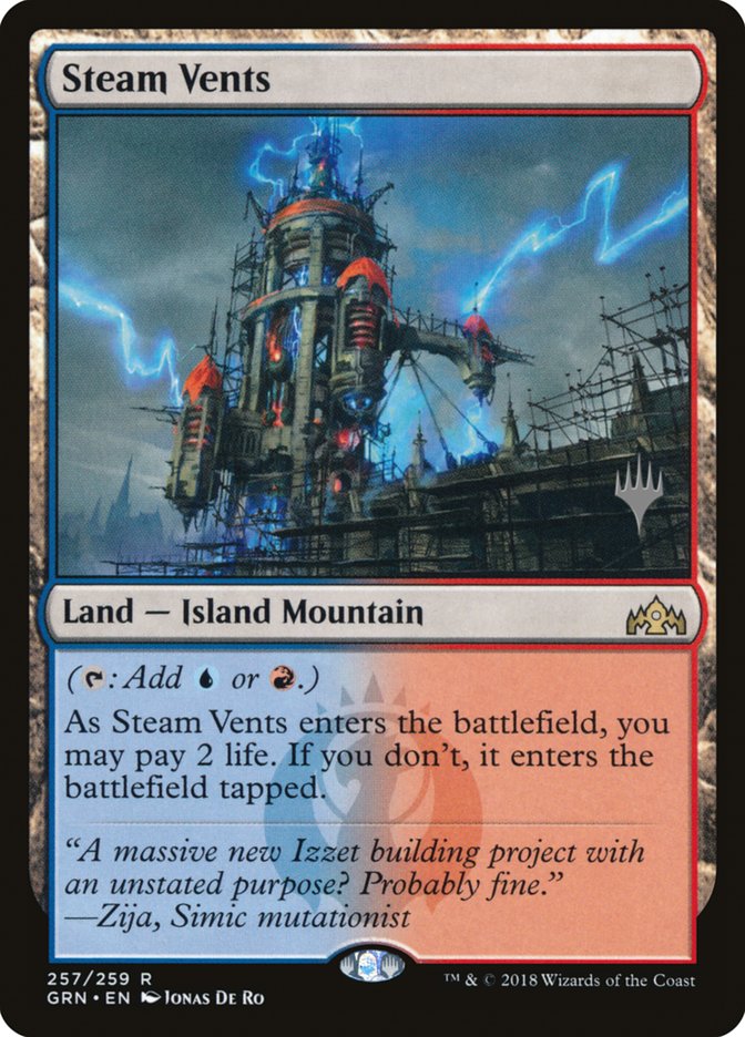 Steam Vents (Promo Pack) [Guilds of Ravnica Promos] | Gamers Paradise