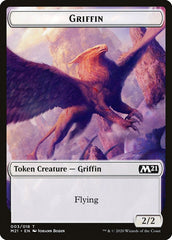 Dog // Griffin Double-Sided Token [Core Set 2021 Tokens] | Gamers Paradise