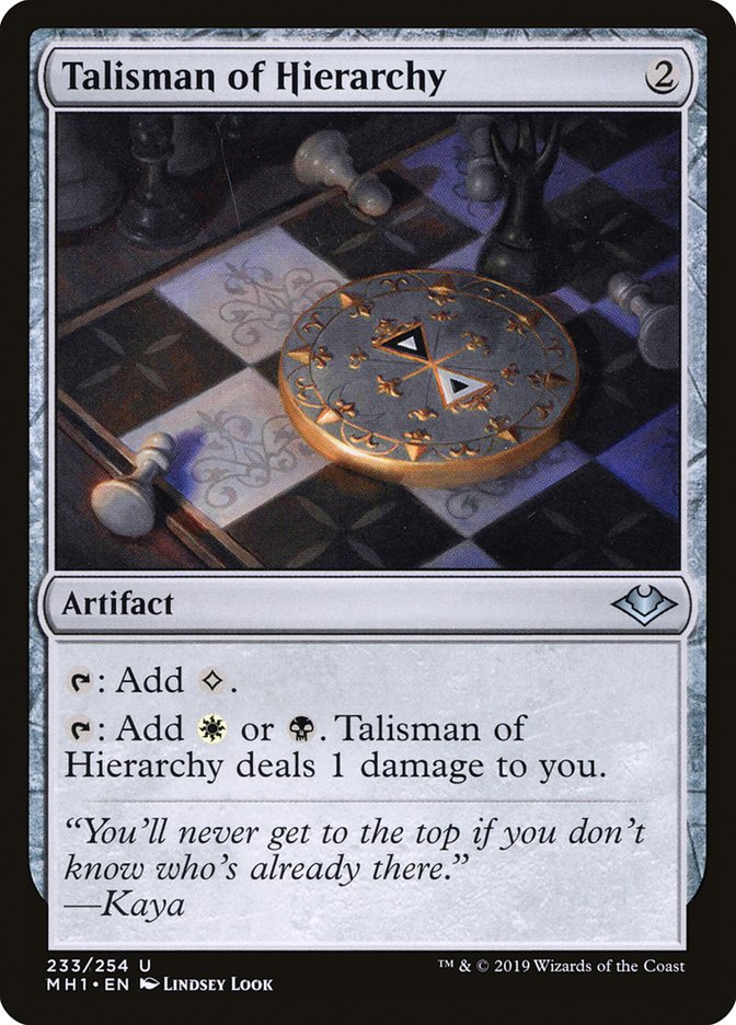 Talisman of Hierarchy [Modern Horizons] | Gamers Paradise