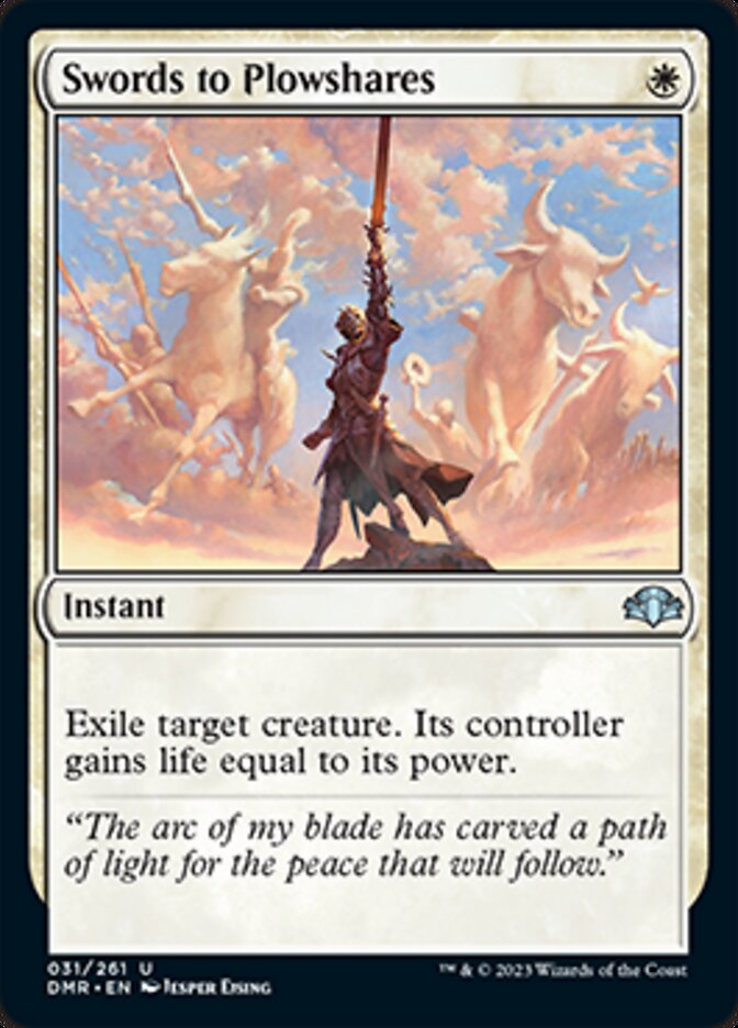 Swords to Plowshares [Dominaria Remastered] | Gamers Paradise