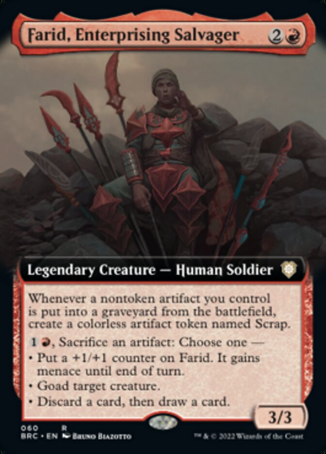 Farid, Enterprising Salvager (Extended Art) [The Brothers' War Commander] | Gamers Paradise