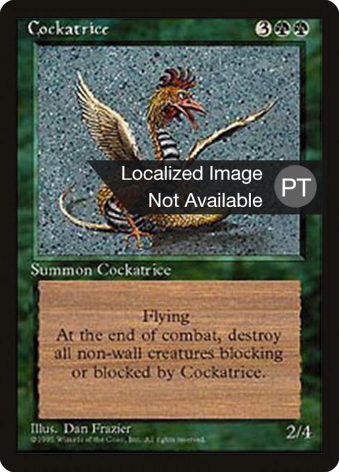 Cockatrice [Fourth Edition (Foreign Black Border)] | Gamers Paradise