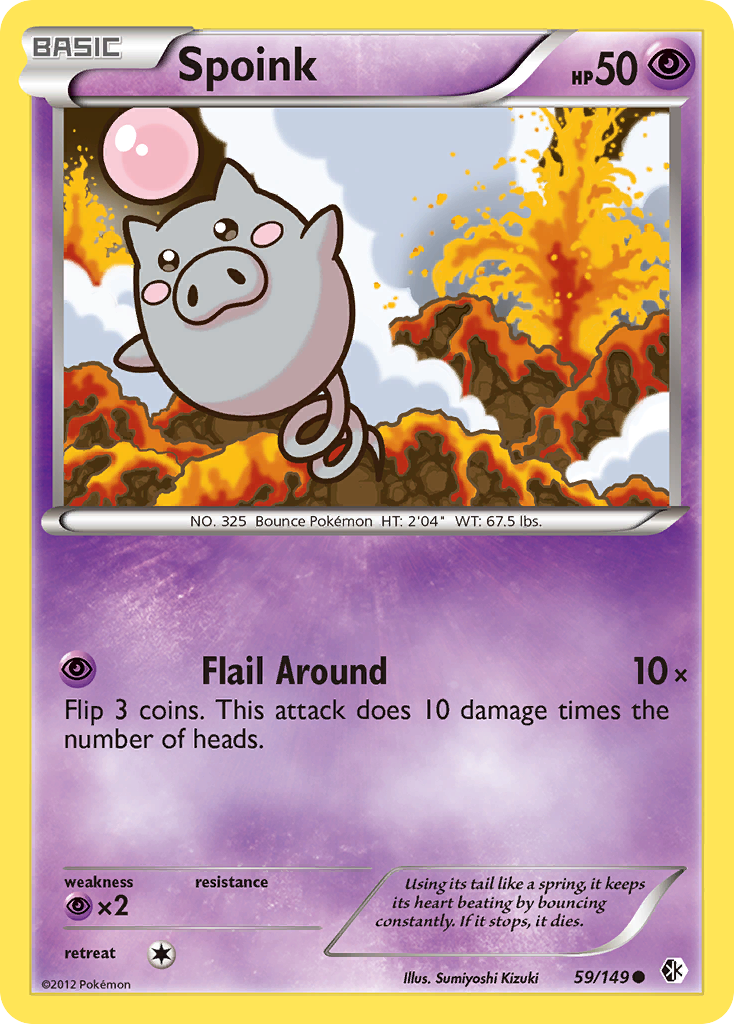 Spoink (59/149) [Black & White: Boundaries Crossed] | Gamers Paradise