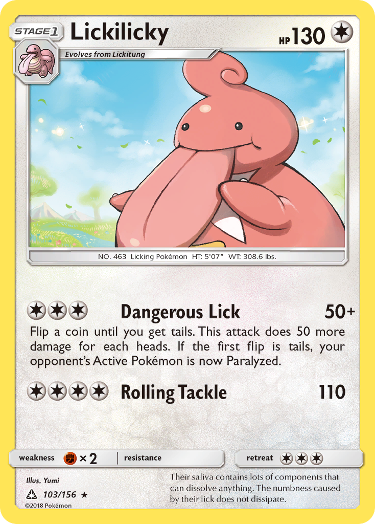 Lickilicky (103/156) [Sun & Moon: Ultra Prism] | Gamers Paradise