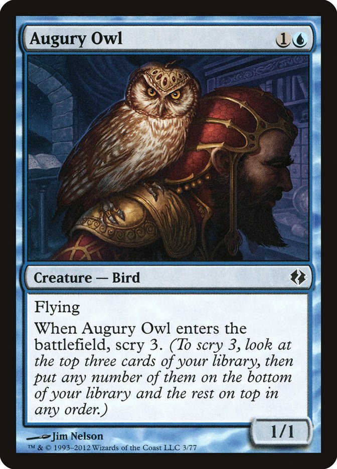 Augury Owl [Duel Decks: Venser vs. Koth] | Gamers Paradise