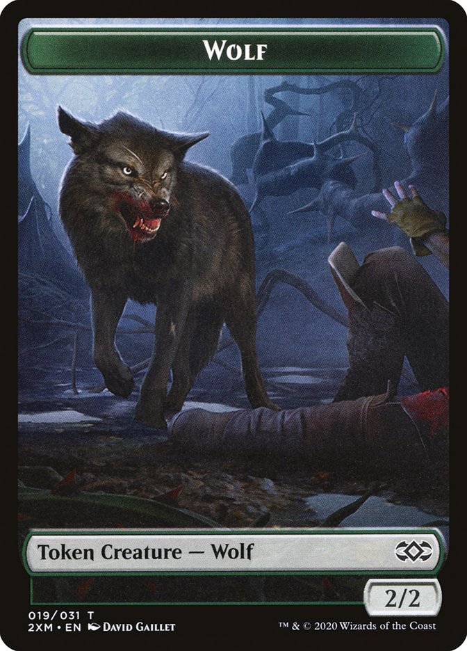 Copy // Wolf Double-Sided Token [Double Masters Tokens] | Gamers Paradise