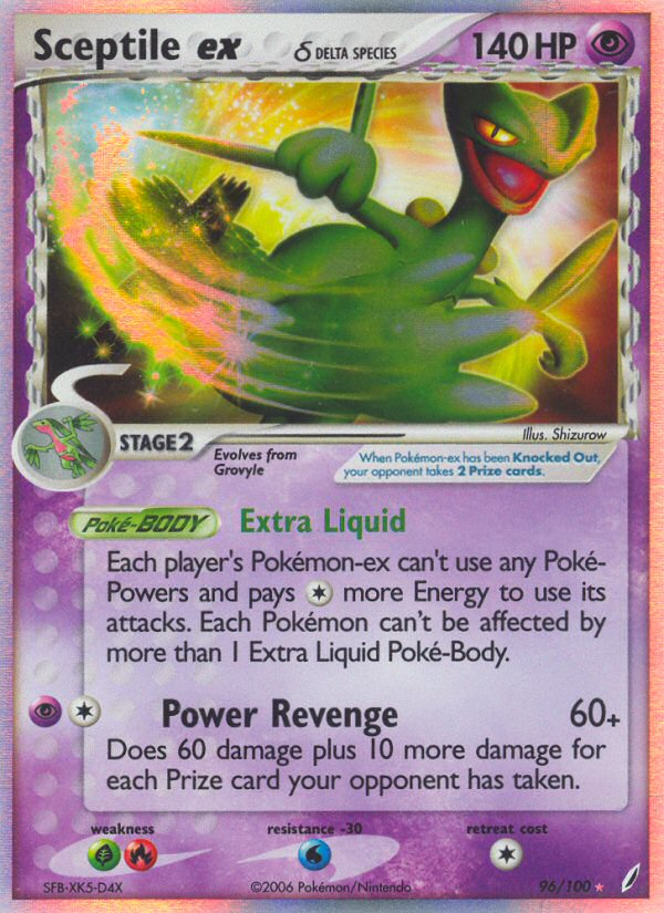 Sceptile ex (96/100) (Delta Species) [EX: Crystal Guardians] | Gamers Paradise