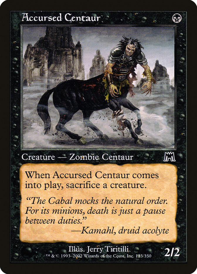 Accursed Centaur [Onslaught] | Gamers Paradise