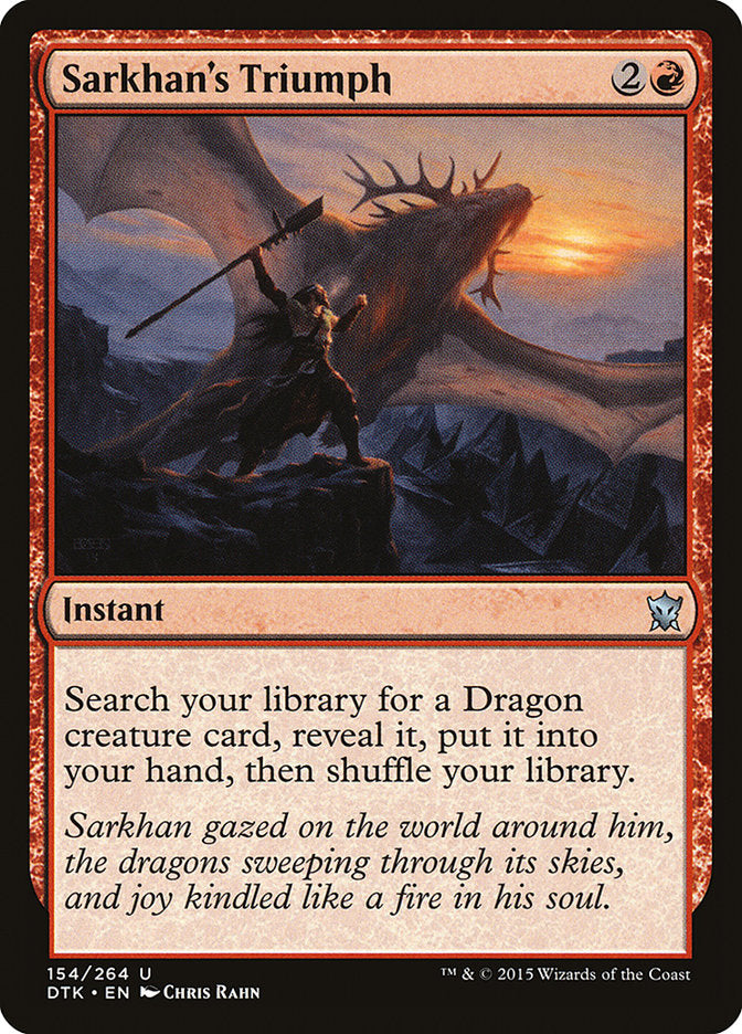 Sarkhan's Triumph [Dragons of Tarkir] | Gamers Paradise