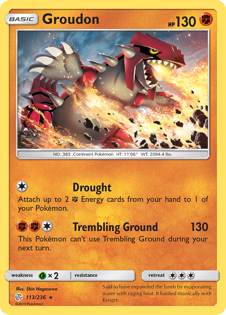 Groudon (113/236) [Sun & Moon: Cosmic Eclipse] | Gamers Paradise