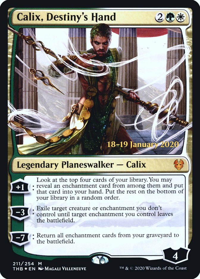 Calix, Destiny's Hand [Theros Beyond Death Prerelease Promos] | Gamers Paradise