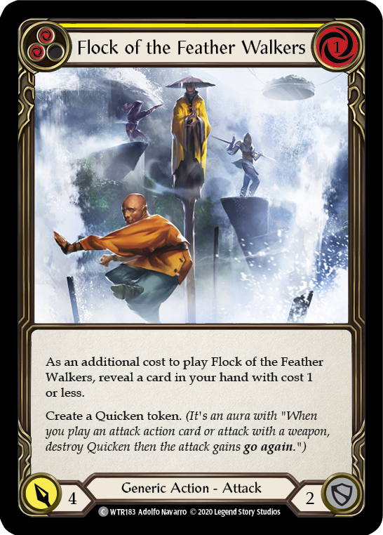 Flock of the Feather Walkers (Yellow) [U-WTR183] (Welcome to Rathe Unlimited)  Unlimited Normal | Gamers Paradise