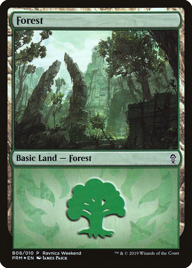 Forest (B08) [Ravnica Allegiance Guild Kit] | Gamers Paradise