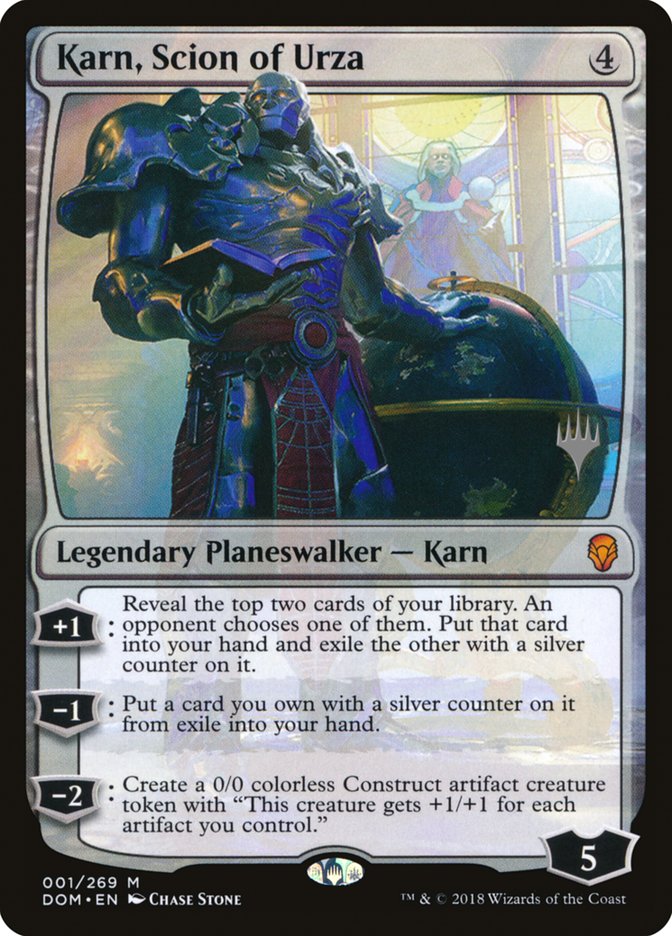 Karn, Scion of Urza (Promo Pack) [Dominaria Promos] | Gamers Paradise