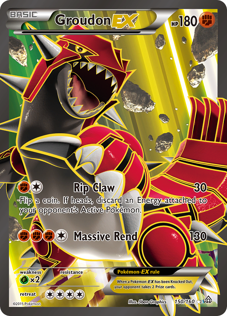 Groudon EX (150/160) [XY: Primal Clash] | Gamers Paradise