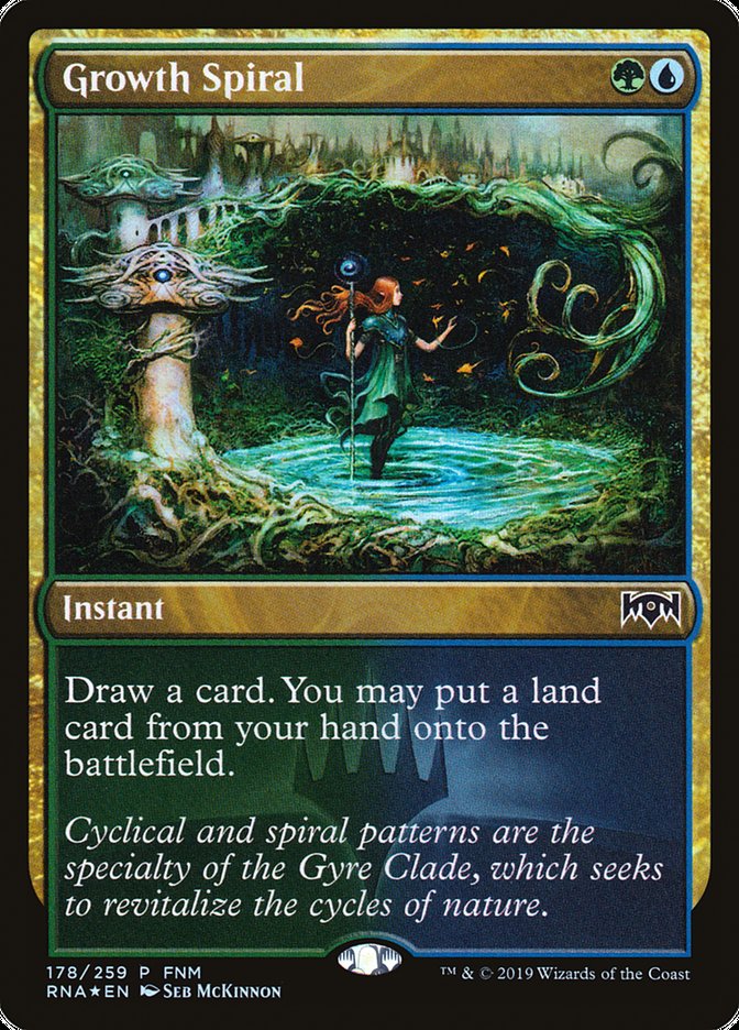 Growth Spiral (FNM) [Ravnica Allegiance Promos] | Gamers Paradise