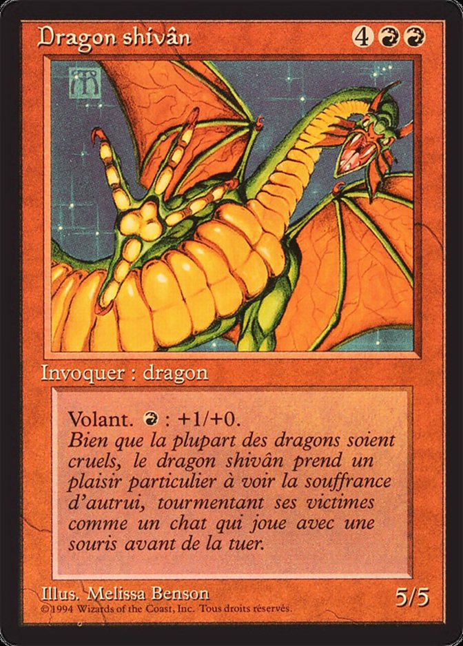 Shivan Dragon [Foreign Black Border] | Gamers Paradise