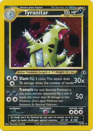 Tyranitar (12/75) [Neo Discovery Unlimited] | Gamers Paradise