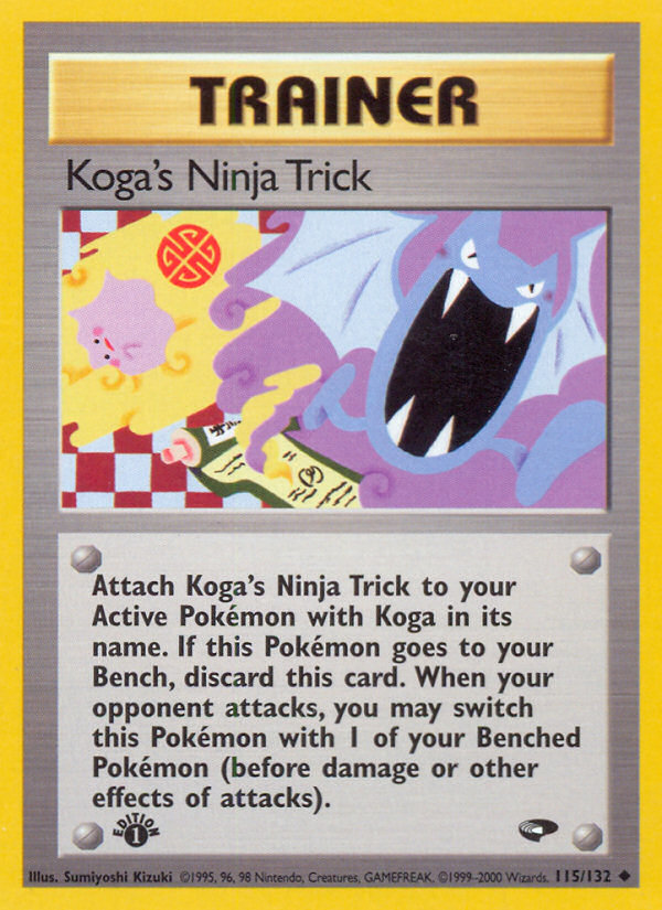 Koga's Ninja Trick (115/132) [Gym Challenge 1st Edition] | Gamers Paradise
