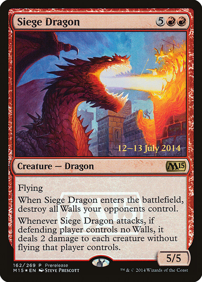Siege Dragon [Magic 2015 Promos] | Gamers Paradise
